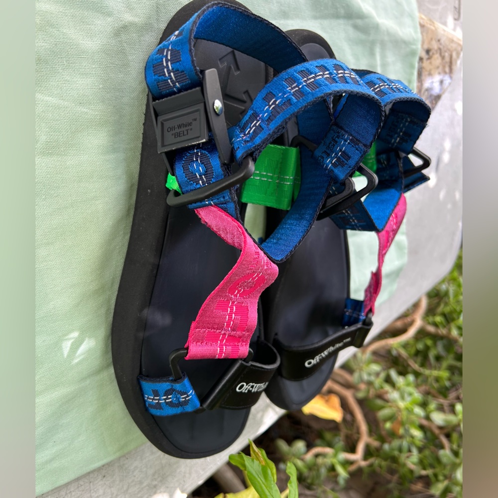 Off-White Multicolor Sandals - image 14